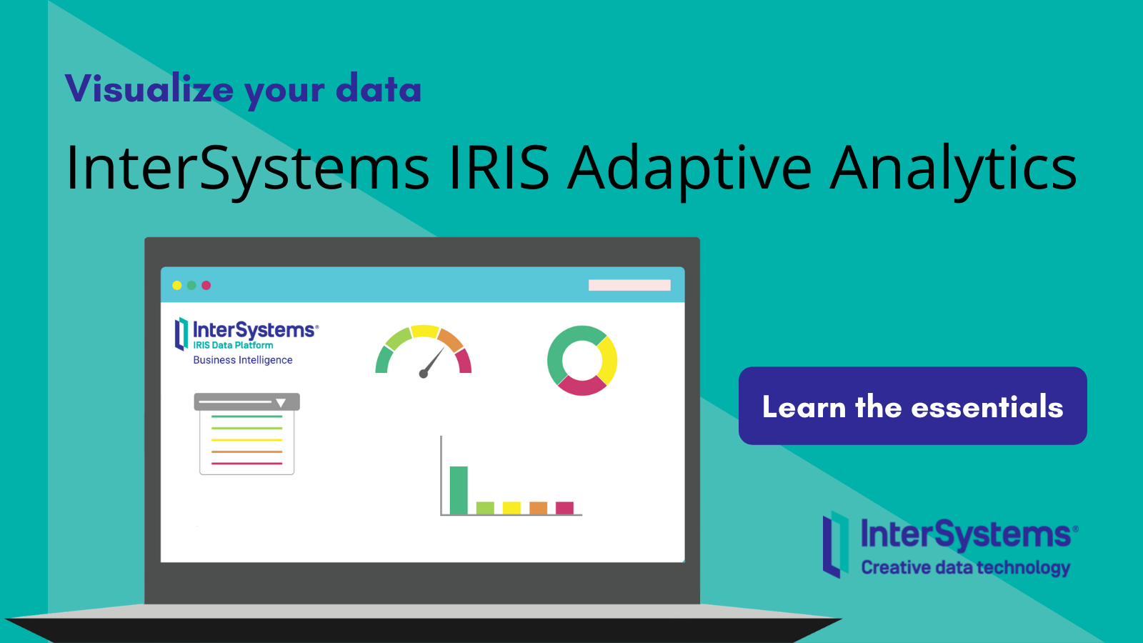Visualize your data with InterSystems IRIS Adaptive Analytics. Learn the essentials.